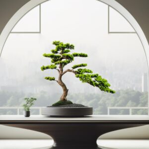 VIGGDA 3ft Artificial Bonsai Tree – Realistic Juniper Faux Plant for Indoor Décor